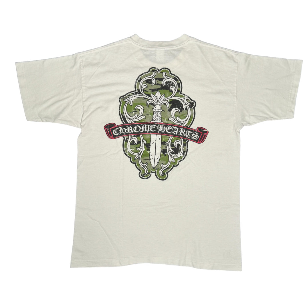 Chrome Hearts Vintage Vine Dagger Pocket T-Shirt Sterling Silver Hardware