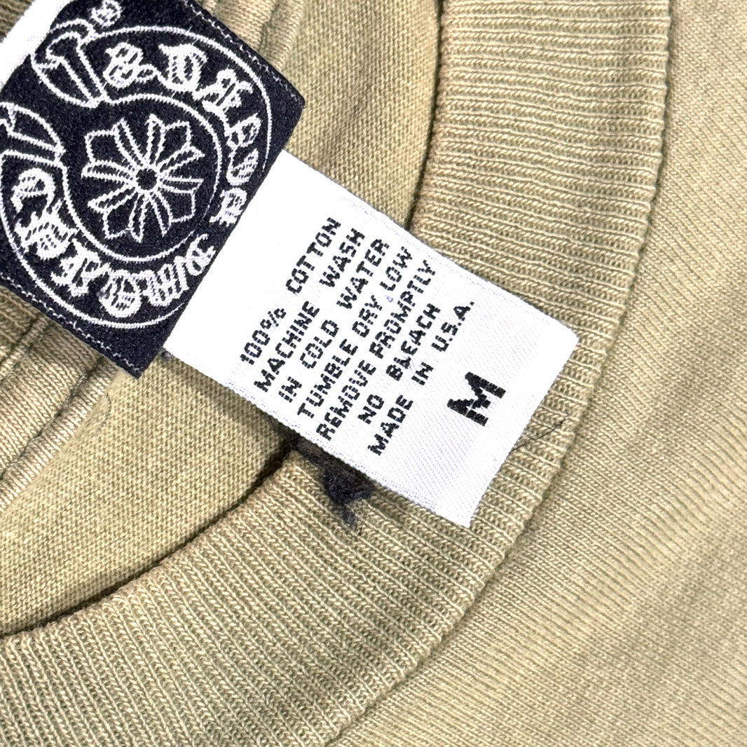 Chrome Hearts Vintage Olive Vertical Pocket T-Shirt Archival