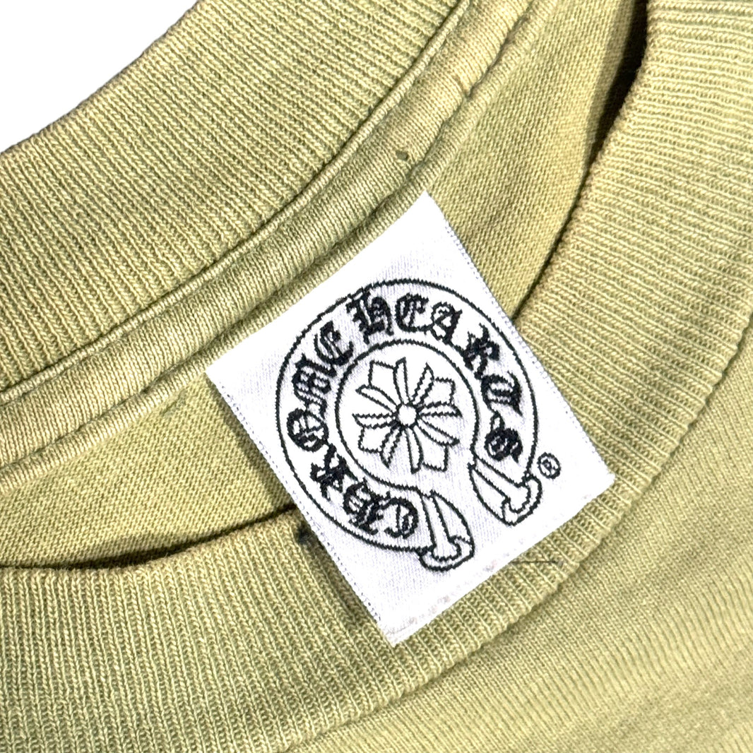 Chrome Hearts Vintage Olive Vertical Pocket T-Shirt Verified YP Collective