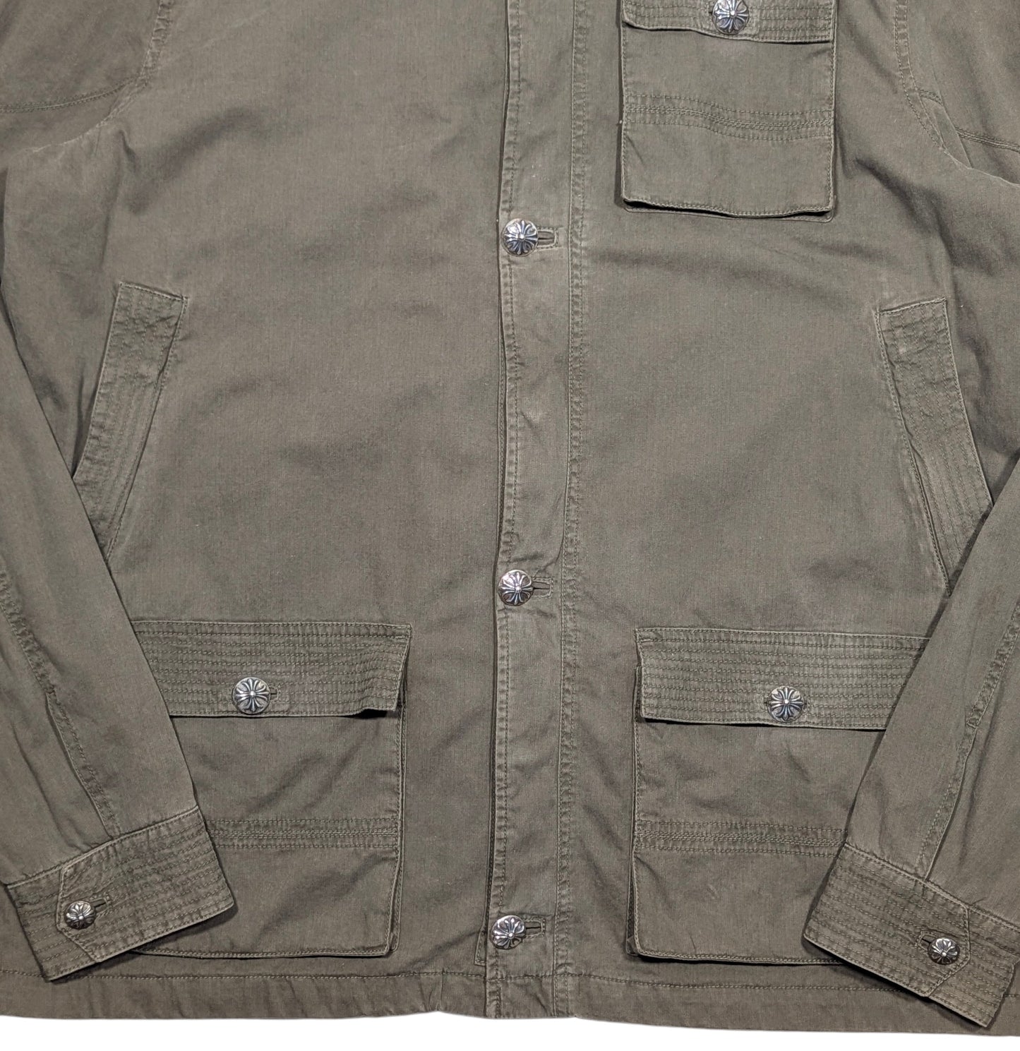 chrome hearts zip up jacket