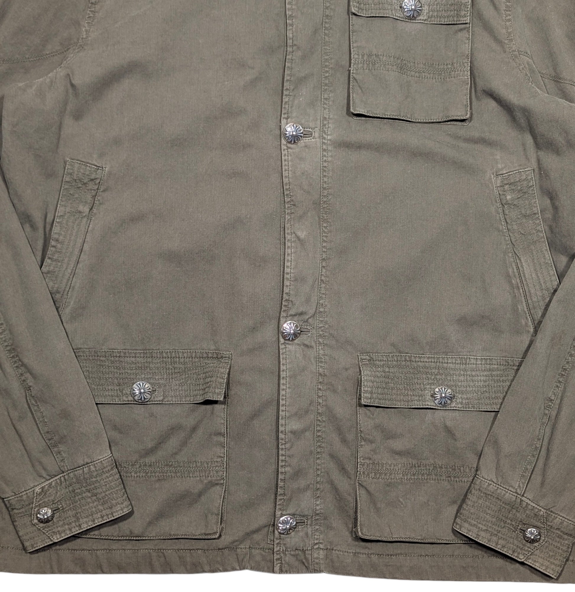 chrome hearts zip up jacket