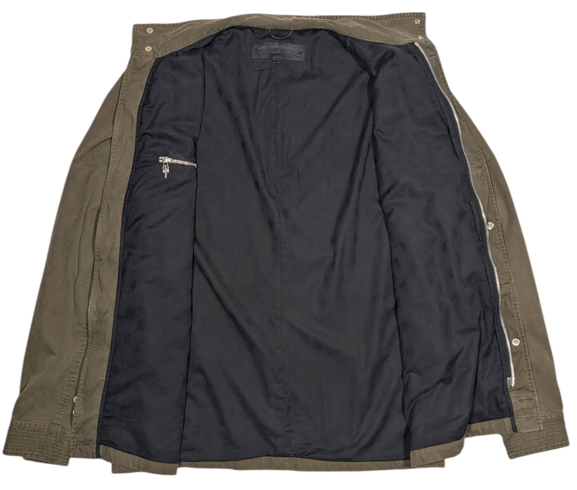 chrome hearts jacket zip up