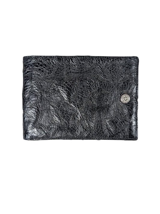Chrome Hearts Cemetery Cross Patch Bi-Fold Wallet Authentic Wallets