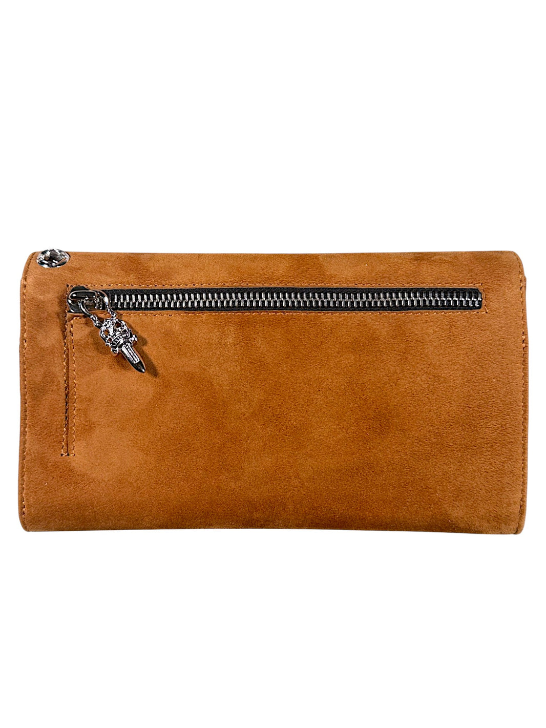 Chrome Hearts Suede Rhodium Wave Wallet Verified YP Collective