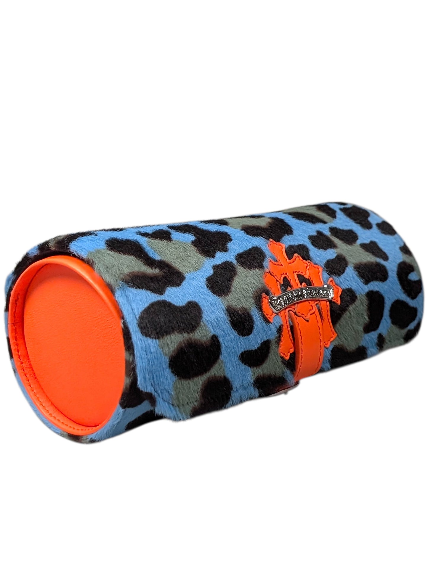 St. Barths Cheetah Triple Cross Patch Watch Roll