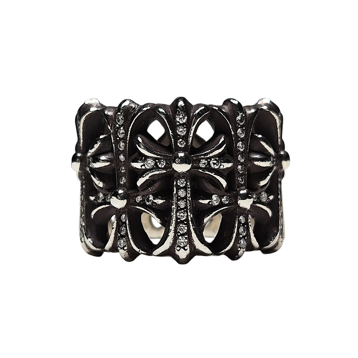 Pavé Diamond Cemetery Ring by Chrome Hearts | YP Collective