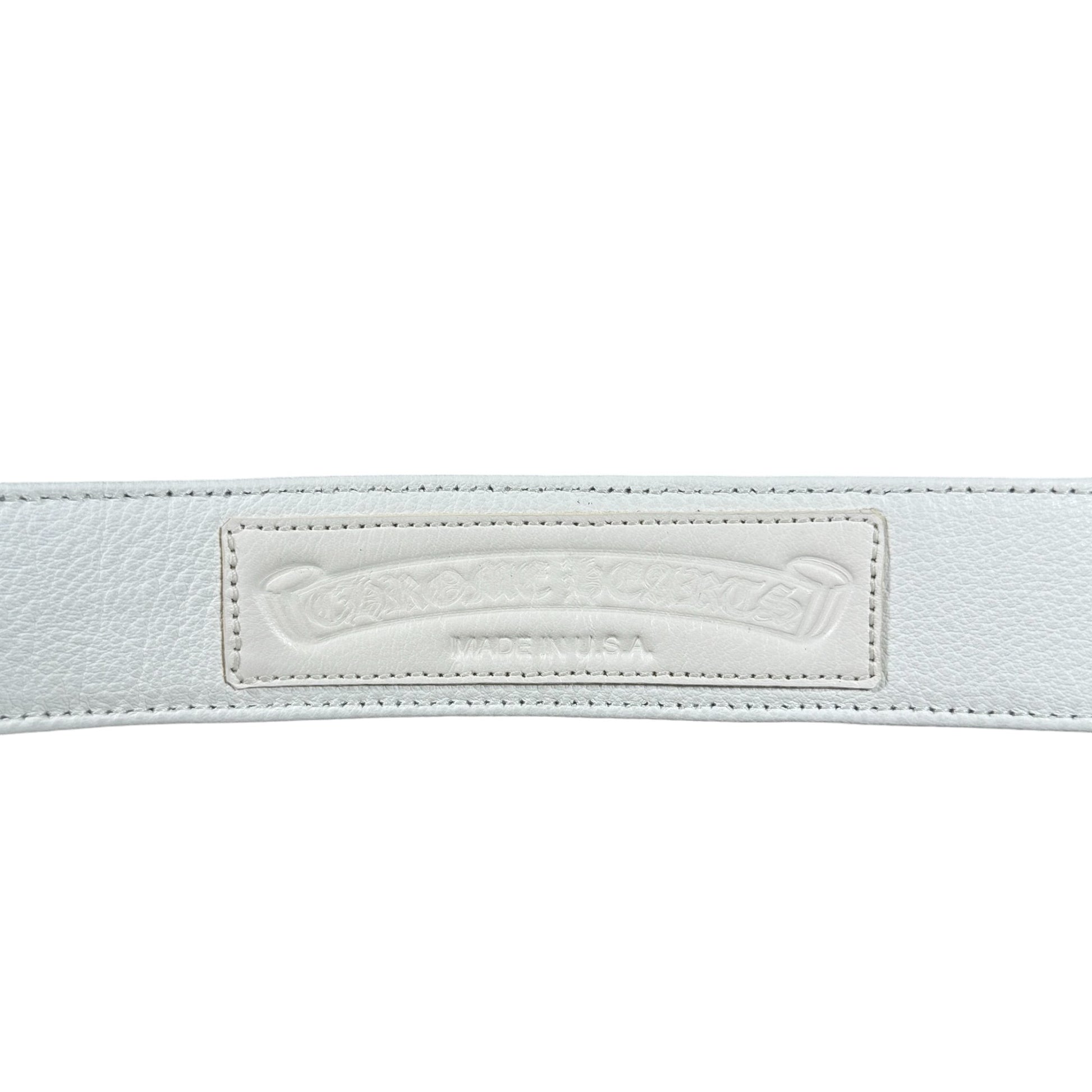 Chrome Hearts White Belt