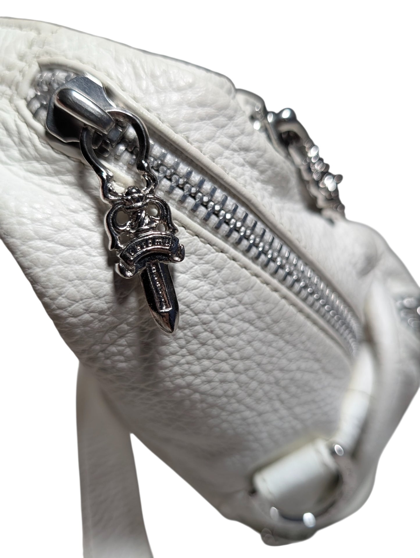 White Leather Mini Snat Pack