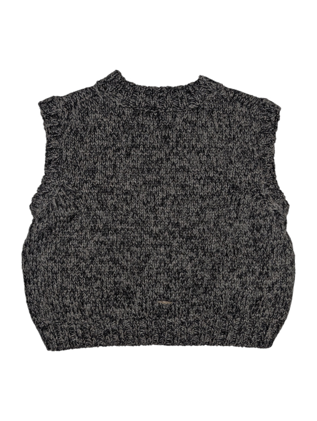 Chrome Hearts Women's Star Patch Cashmere Sweater Vest Sterling Silver Hardware