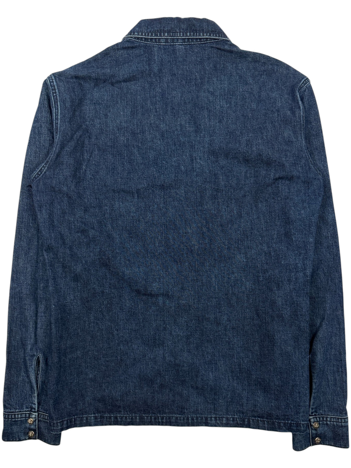 Work Dog Silhouette Chrome Hearts Blue Washed Cotton Denim