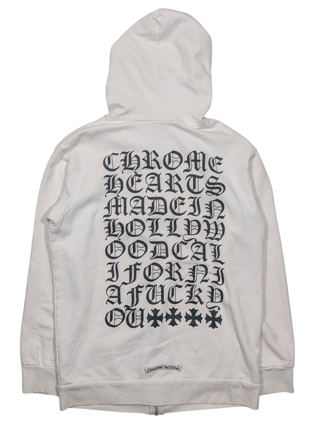 chrome hearts hoodie zip up