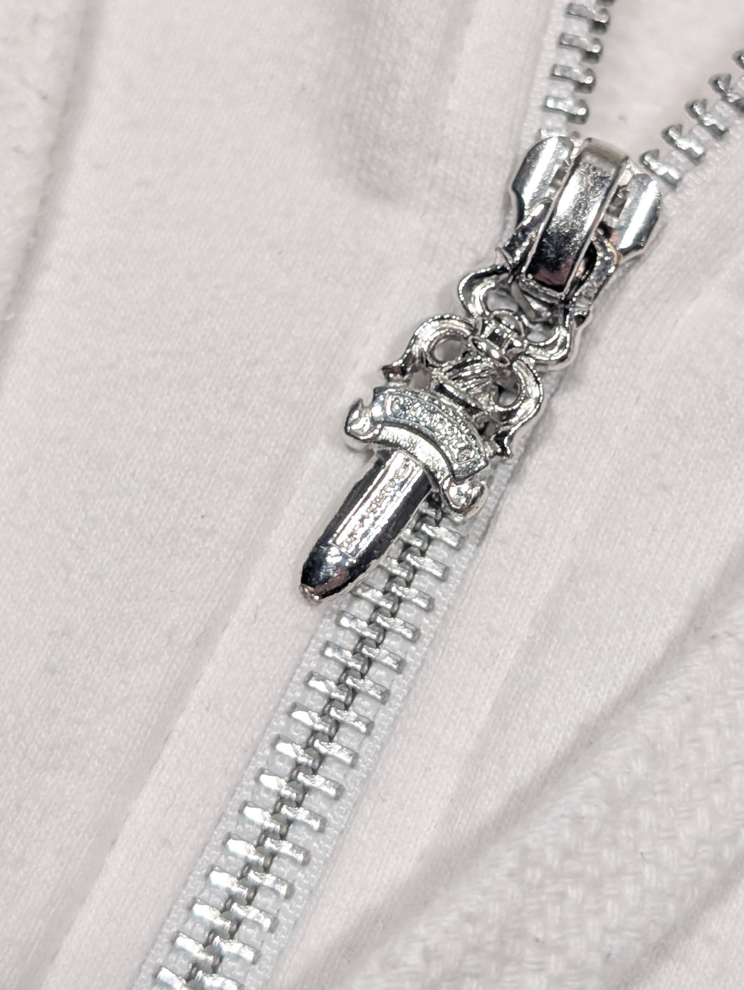 chrome heart zip up hoodie