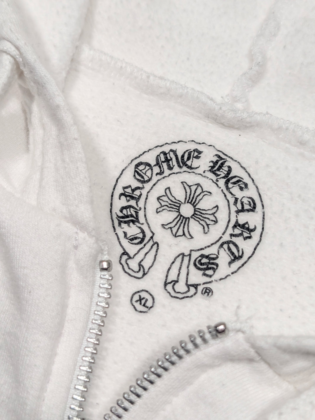 chrome heart hoodie zip up
