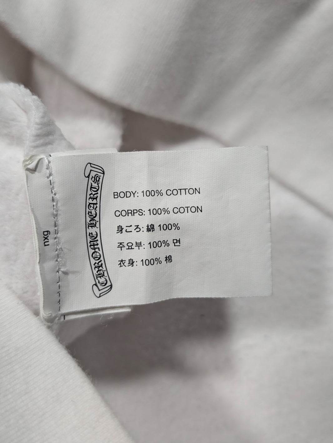 chrome hearts zip hoodie