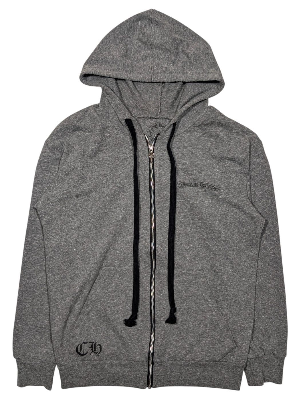 chrome hearts zip up hoodie