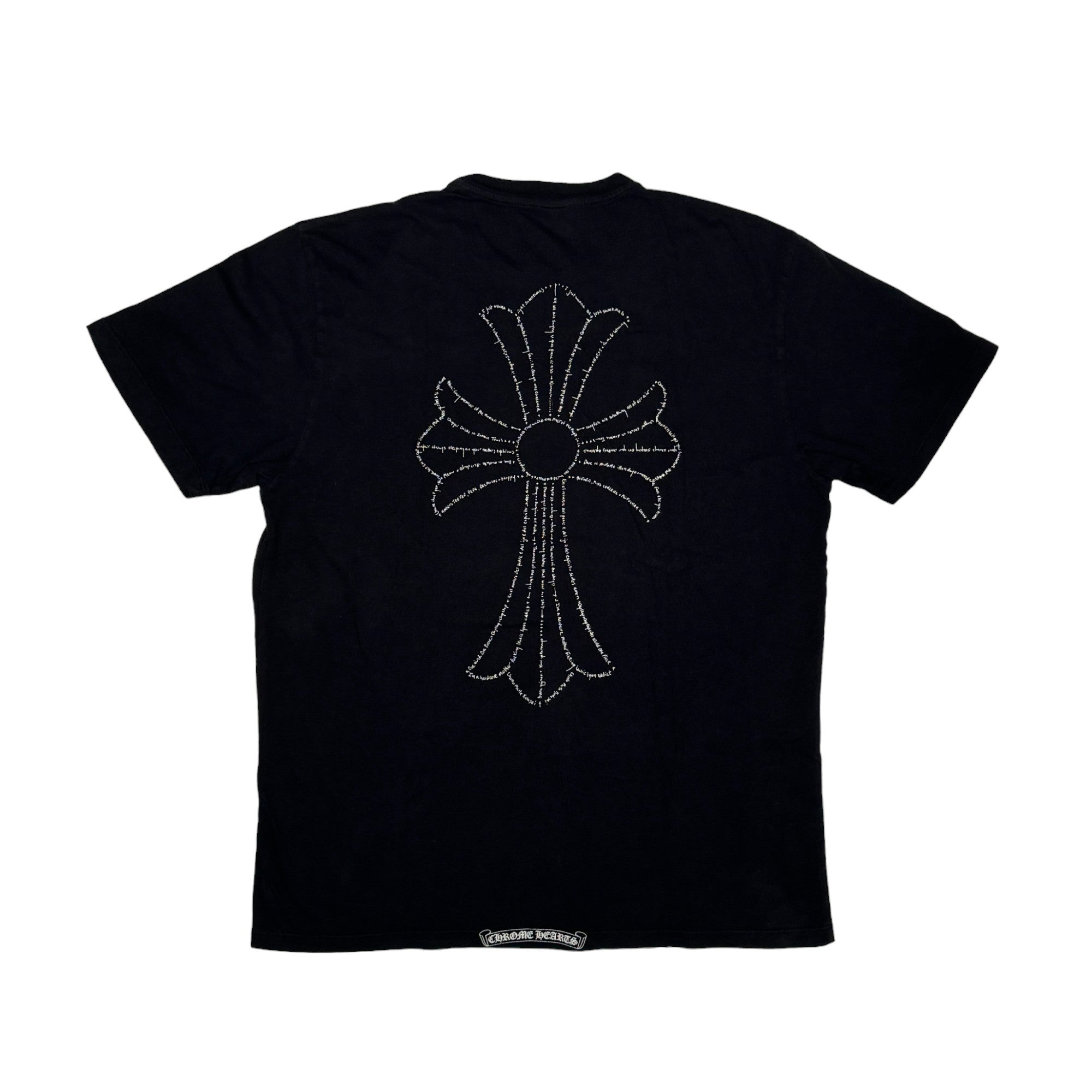 Shops Chrome Hearts Leather Cross tee