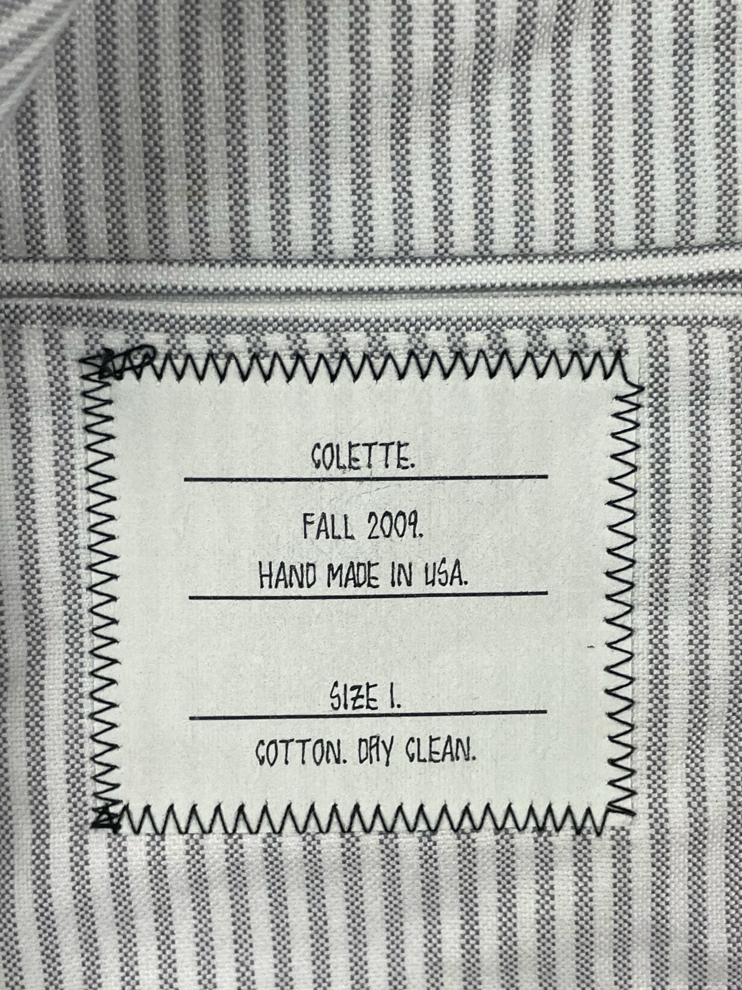 Colette exclusive Thom Browne Fall 2009 handmade USA ski sport coat
