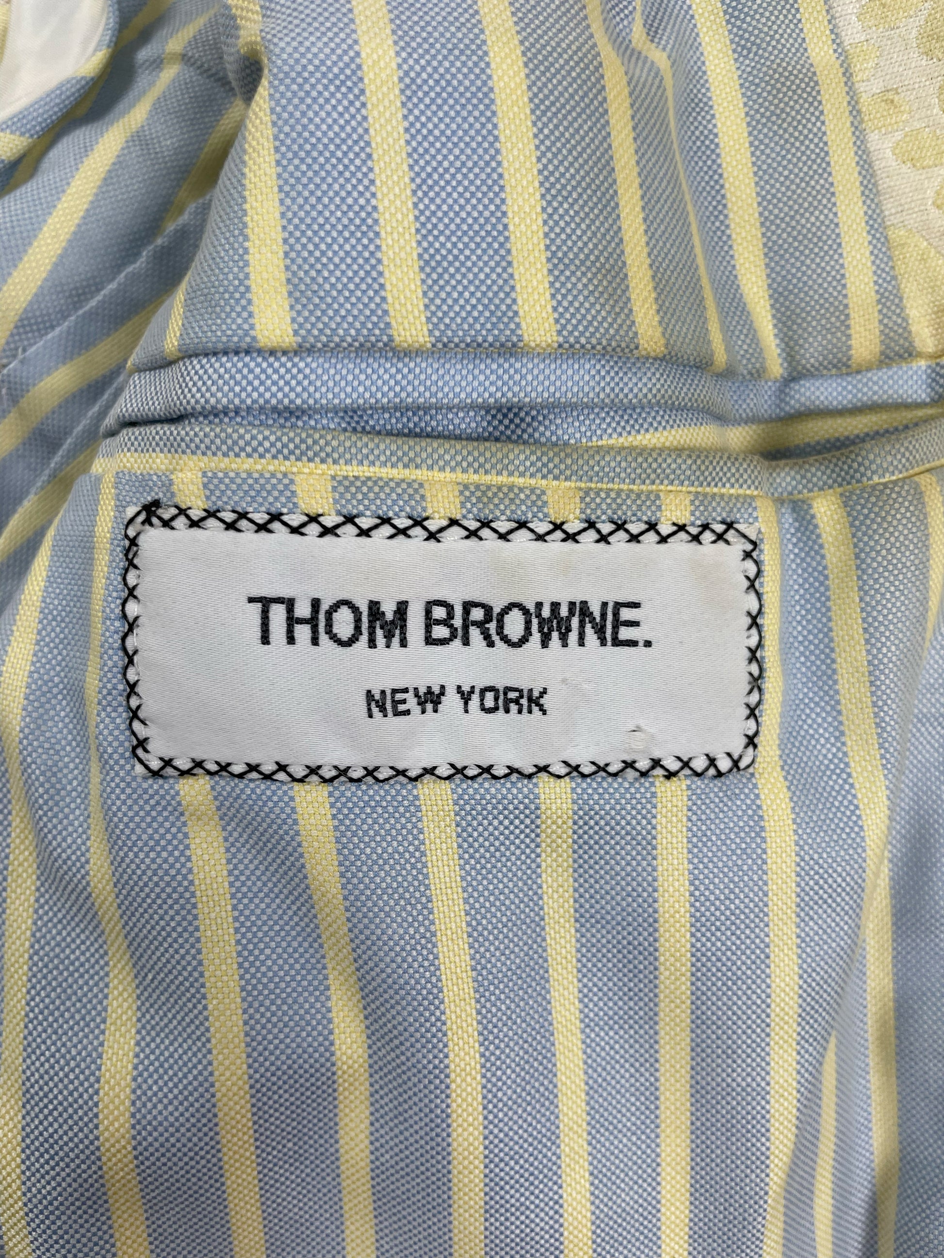 Thom Browne New York label on Spring 2006 floral blazer