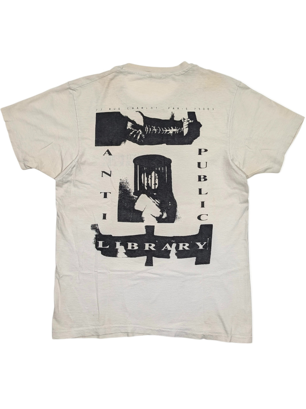 Enfants Riches Déprimés ERD Anti Public Library T-Shirt Sterling Silver Hardware