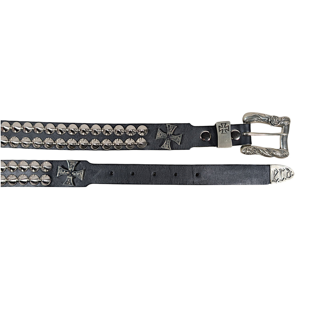Enfants Riches Déprimés ERD Iron Cross Studded Belt Verified YP Collective