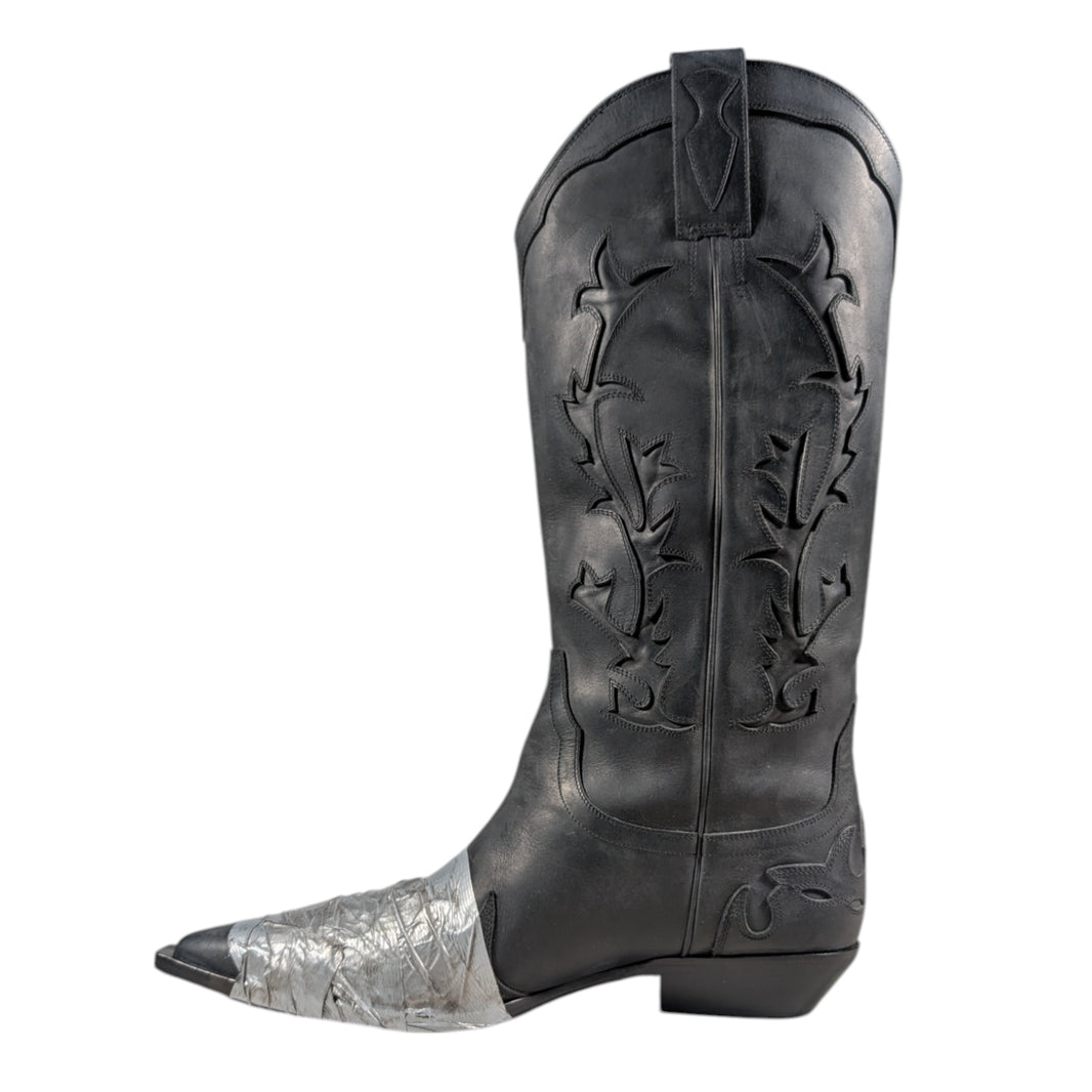Enfants Riches Déprimés Duct Tape Western Leather Boots Verified YP Collective