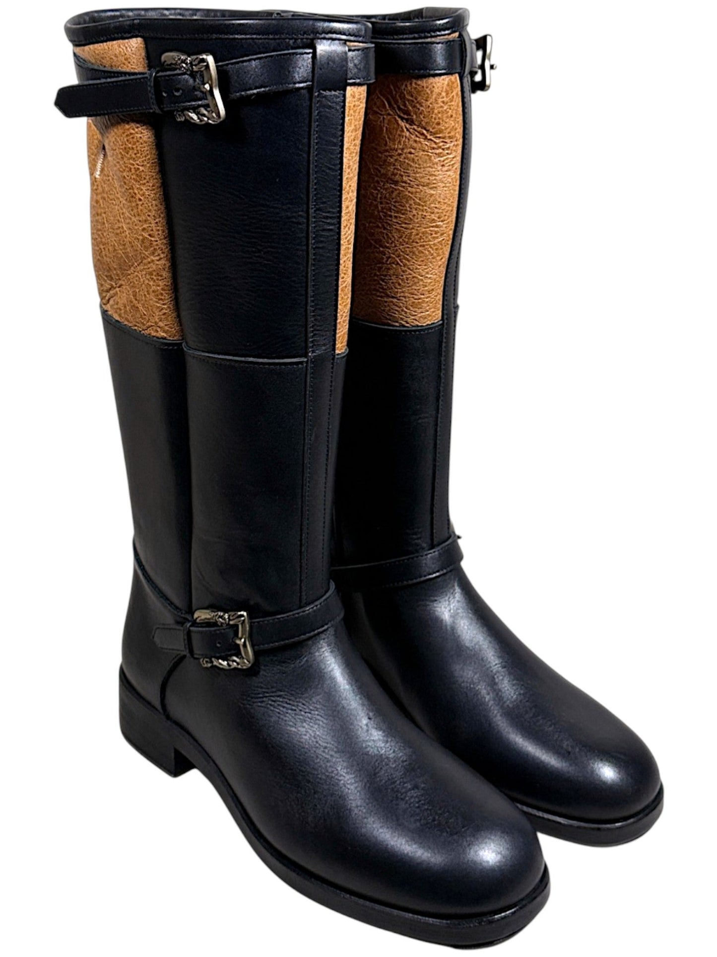 Enfants Riches Déprimés ERD Soviet Arctic Shearling Buckle Leather Boots Authentic Boots