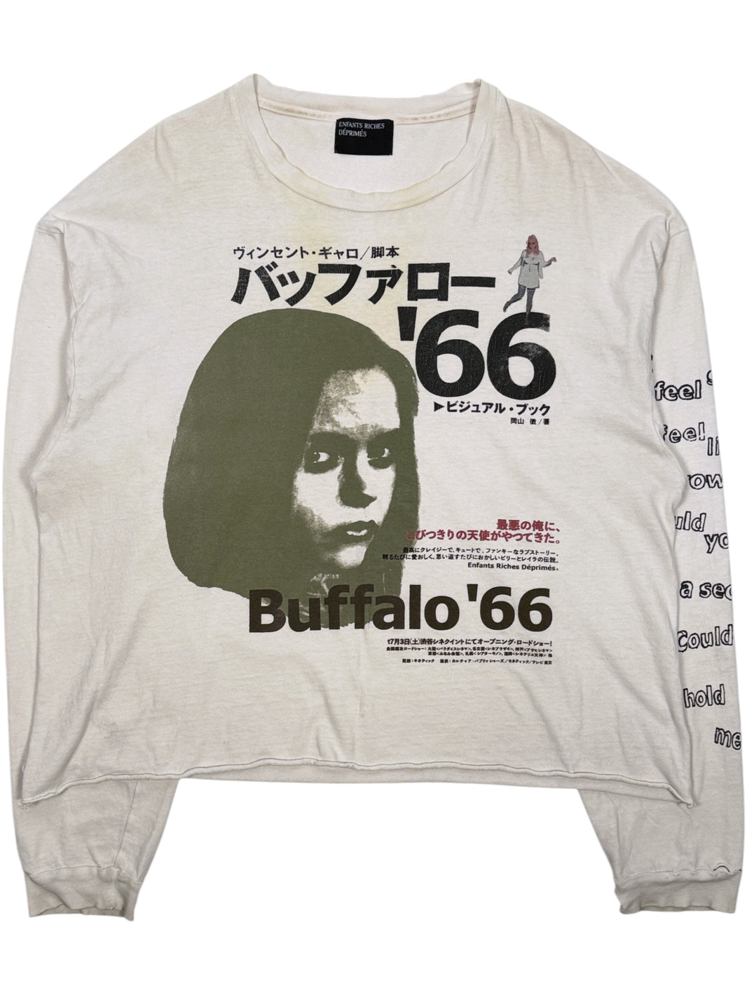 Enfants Riches Déprimés Buffalo 66 Long Sleeve T-Shirt White Japanese Poster Print