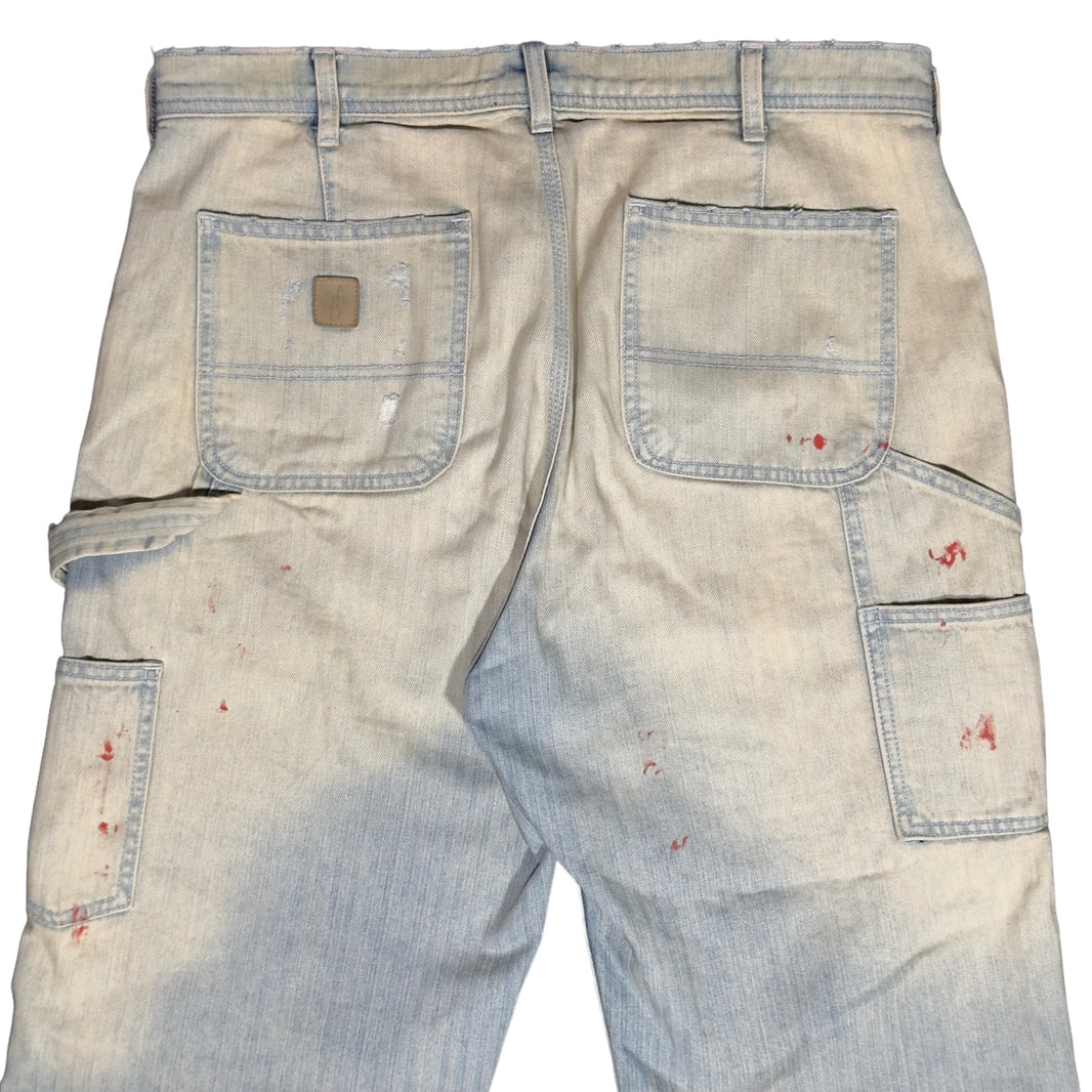 Enfants Riches Déprimés Herringbone Blood Stained Carpenter Pants Archival