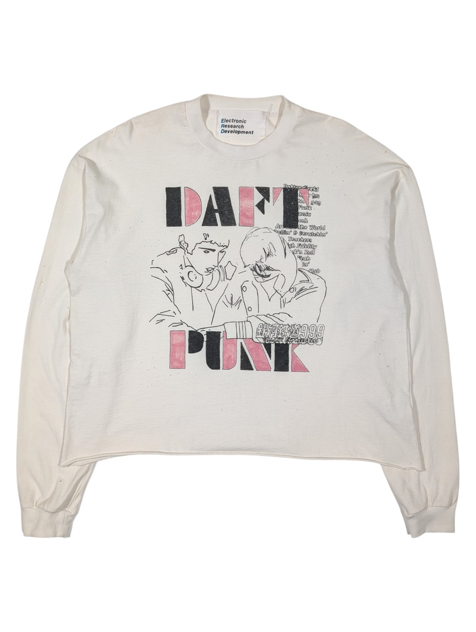 Enfants Riches Déprimés Daft Punk T-Shirt 2017 Pop-Up Long Sleeve Tee