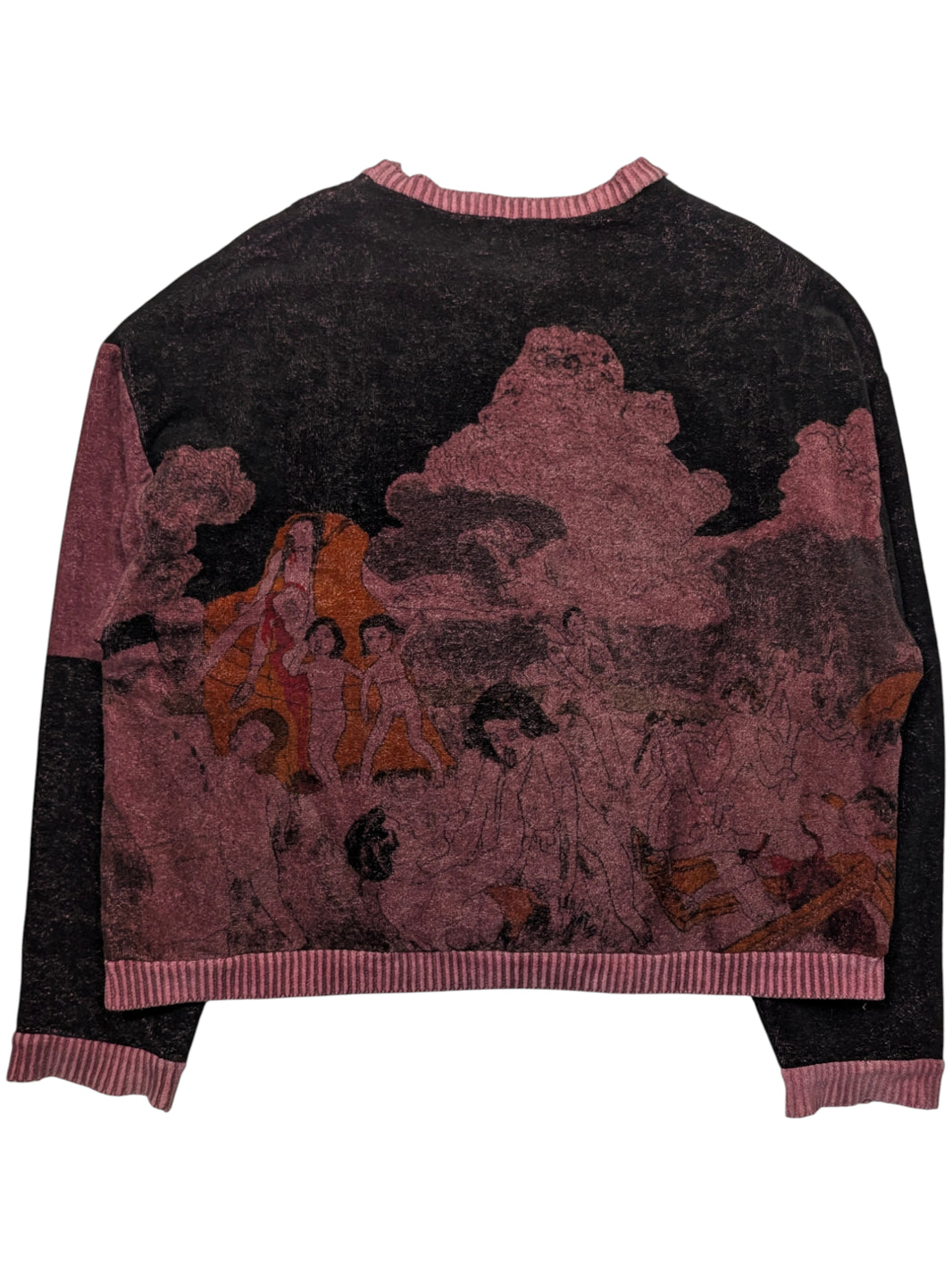 Enfants Riches Déprimés Runway SS19 Henry Darger Velour Sweater Sterling Silver Hardware