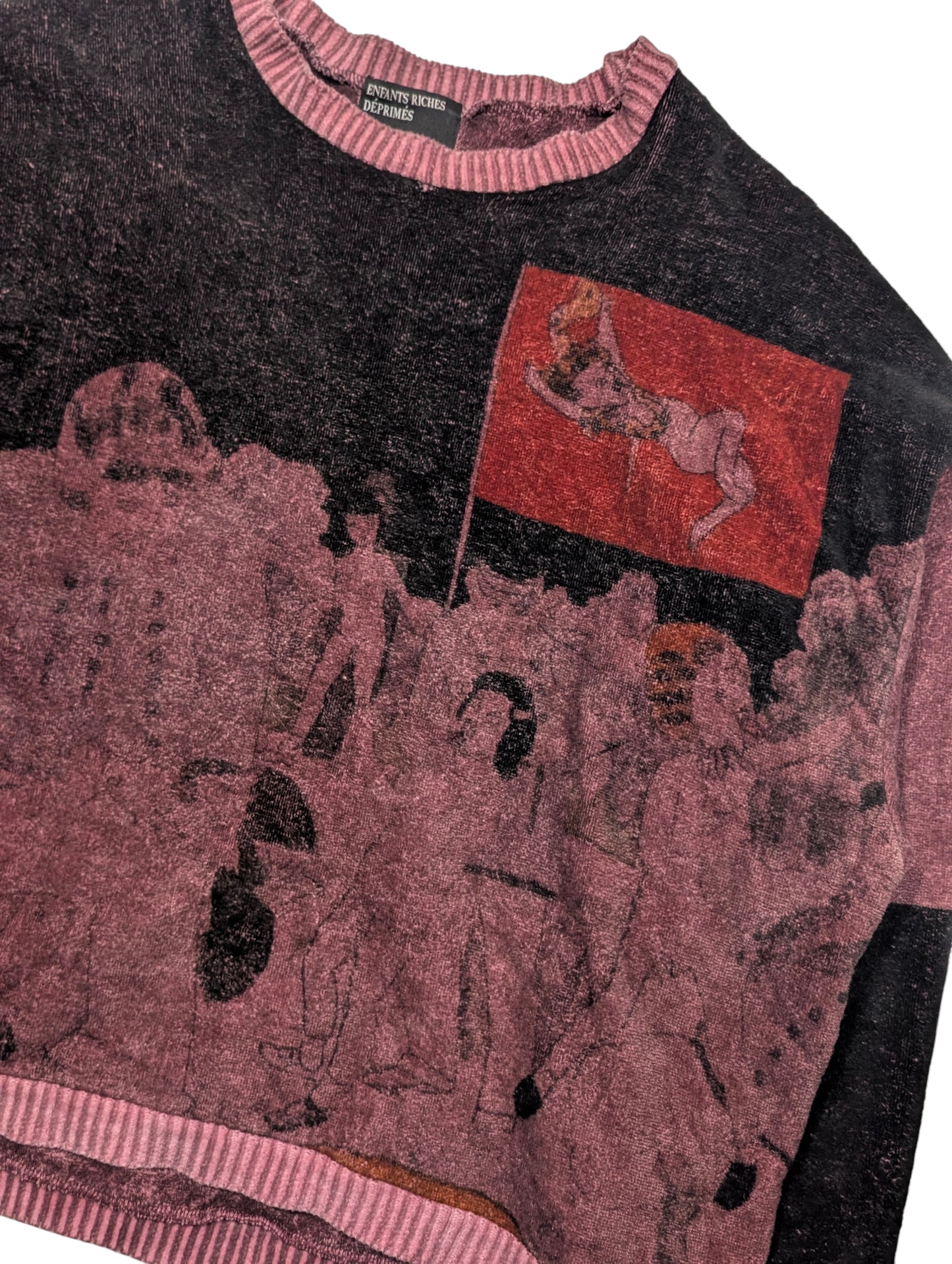 Runway SS19 Henry Darger Velour Sweater