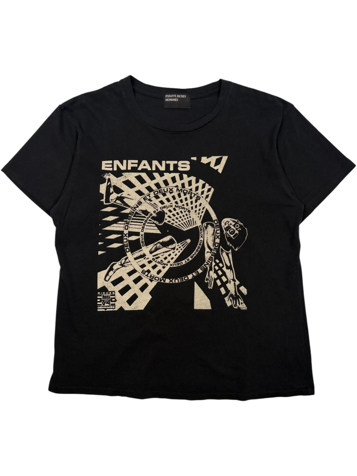 Enfants Riches Déprimés Deux Morts Romeo T-Shirt Faded Black Cotton