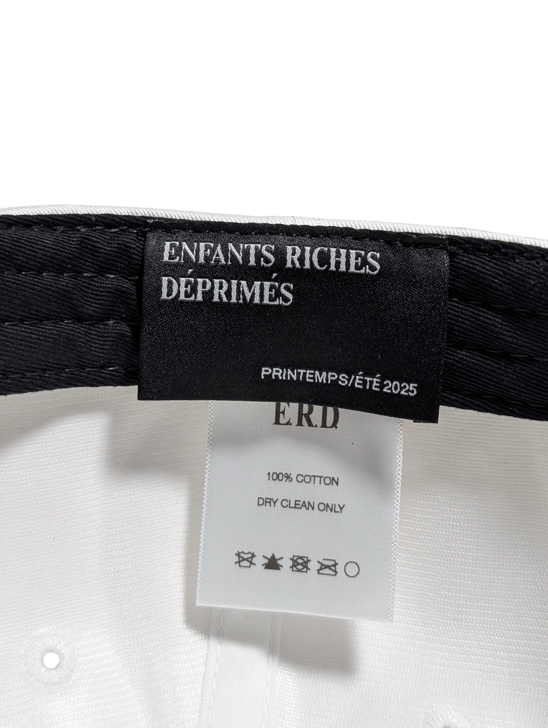 Enfants Riches Déprimés ERD Secretary 6 Panel Hat Authenticated Designer