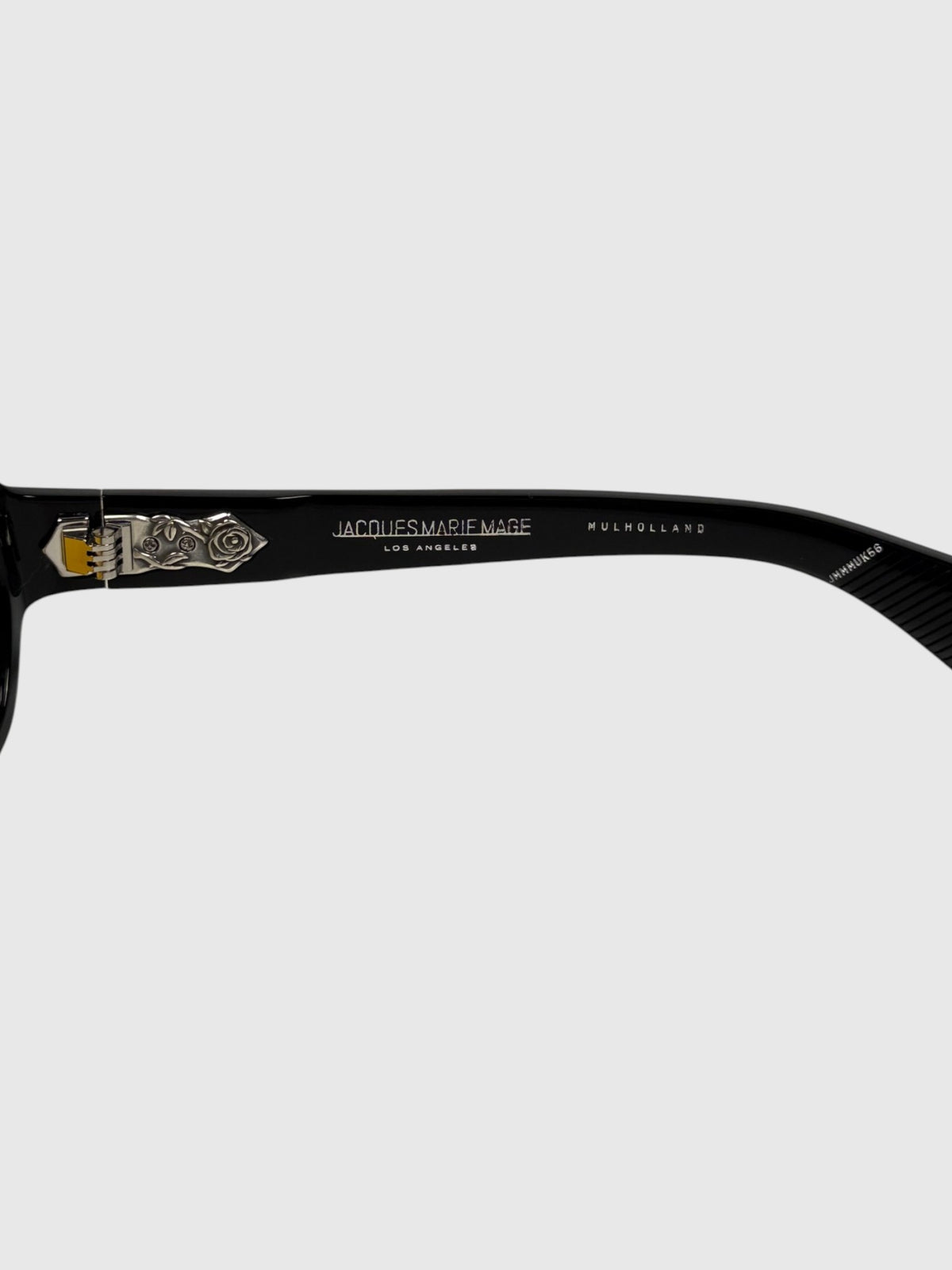 Jacques Marie Mage Mulholland Black Acetate Temples ERD Collaboration