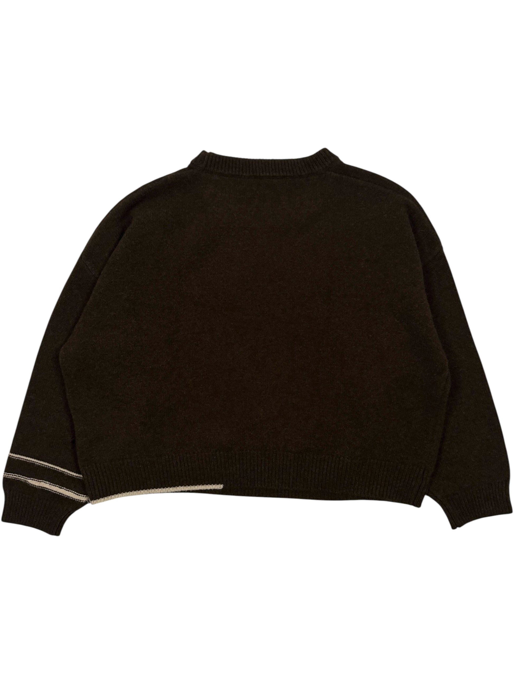 Brown cashmere knit sweater Enfants Riches Déprimés Jean D oversized fit