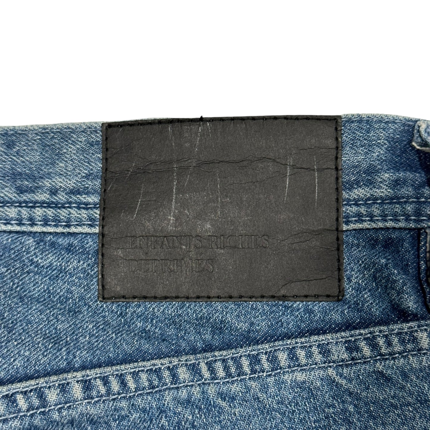 patchwork ERD jeans