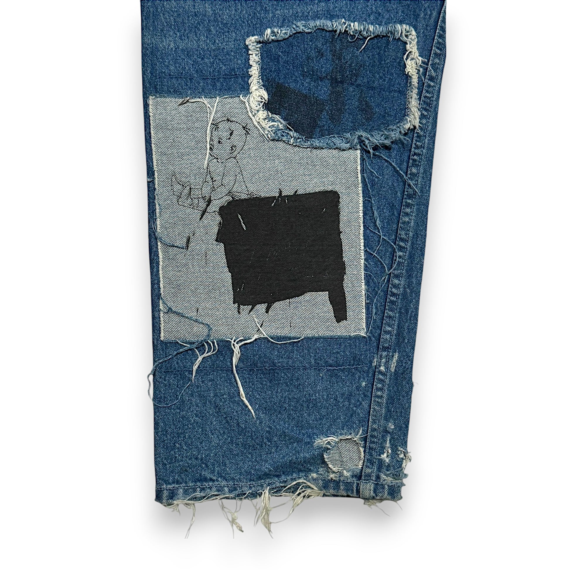 enfants riches deprimes patchwork jeans