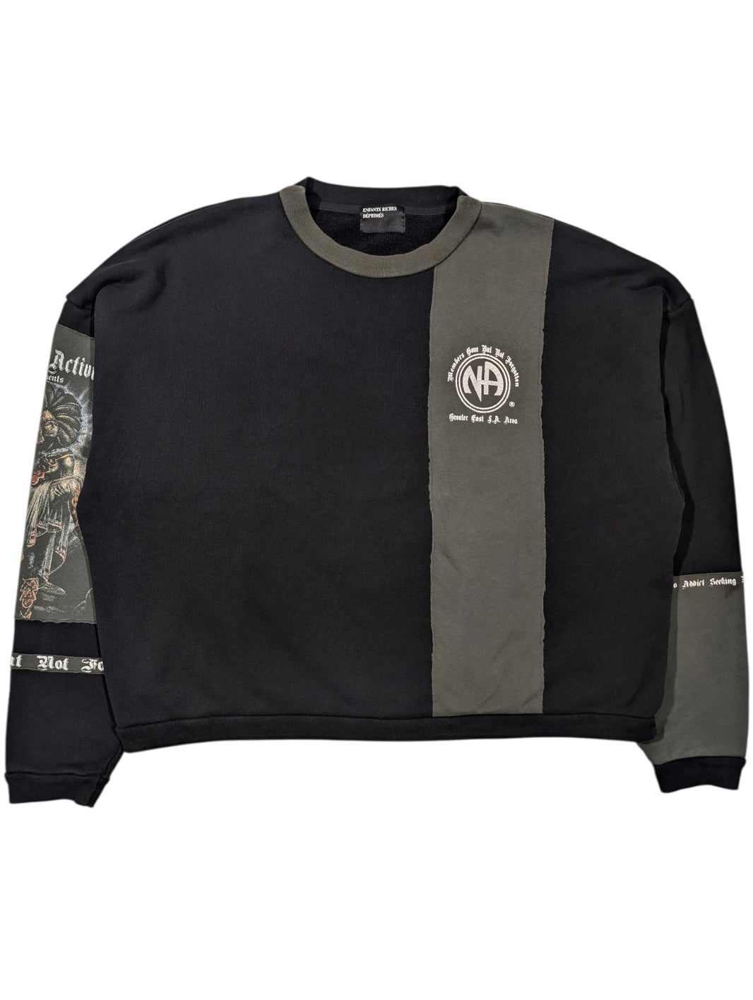 NA Narcotics Anonymous Assemblage Crewneck Sweater