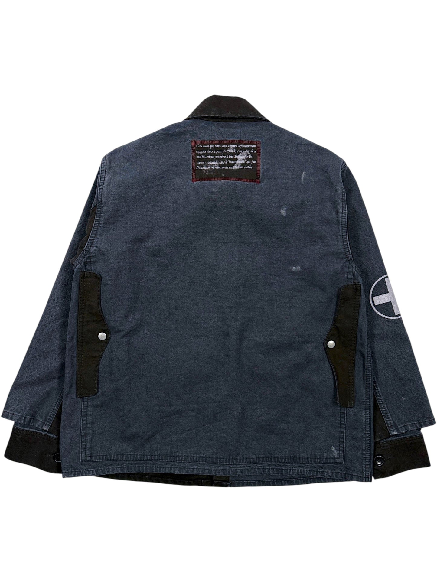 Rear Game Pocket and Artwork Patch on ERD Napoleon Work Shirt