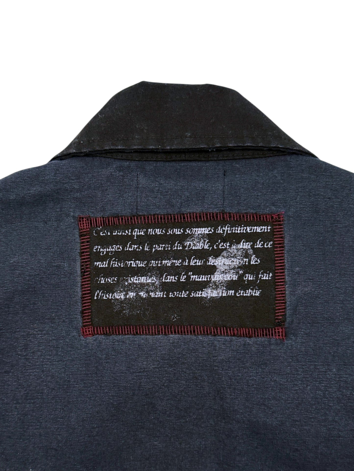 Printed French Artwork Patch Enfants Riches Déprimés Napoleon Work Shirt