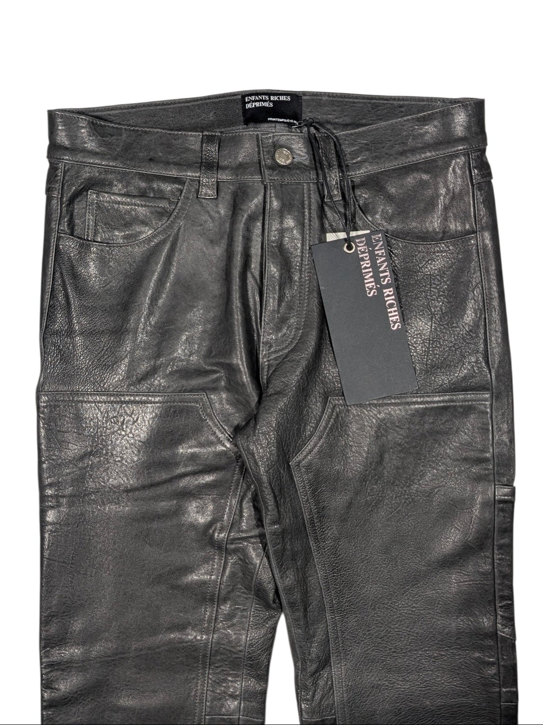 Enfants Riches Déprimés Leather Double Knee Pants Verified YP Collective