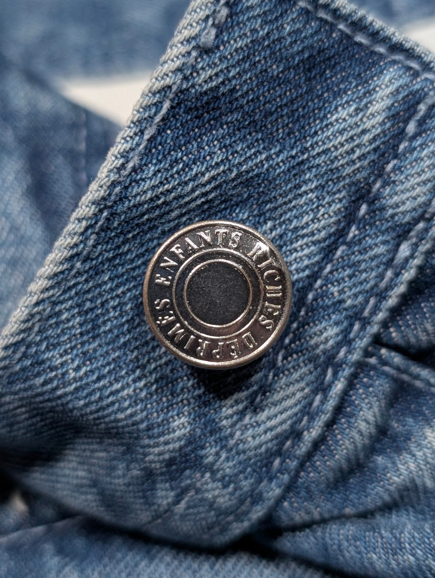 Distressed Patchwork Graphic Jeans