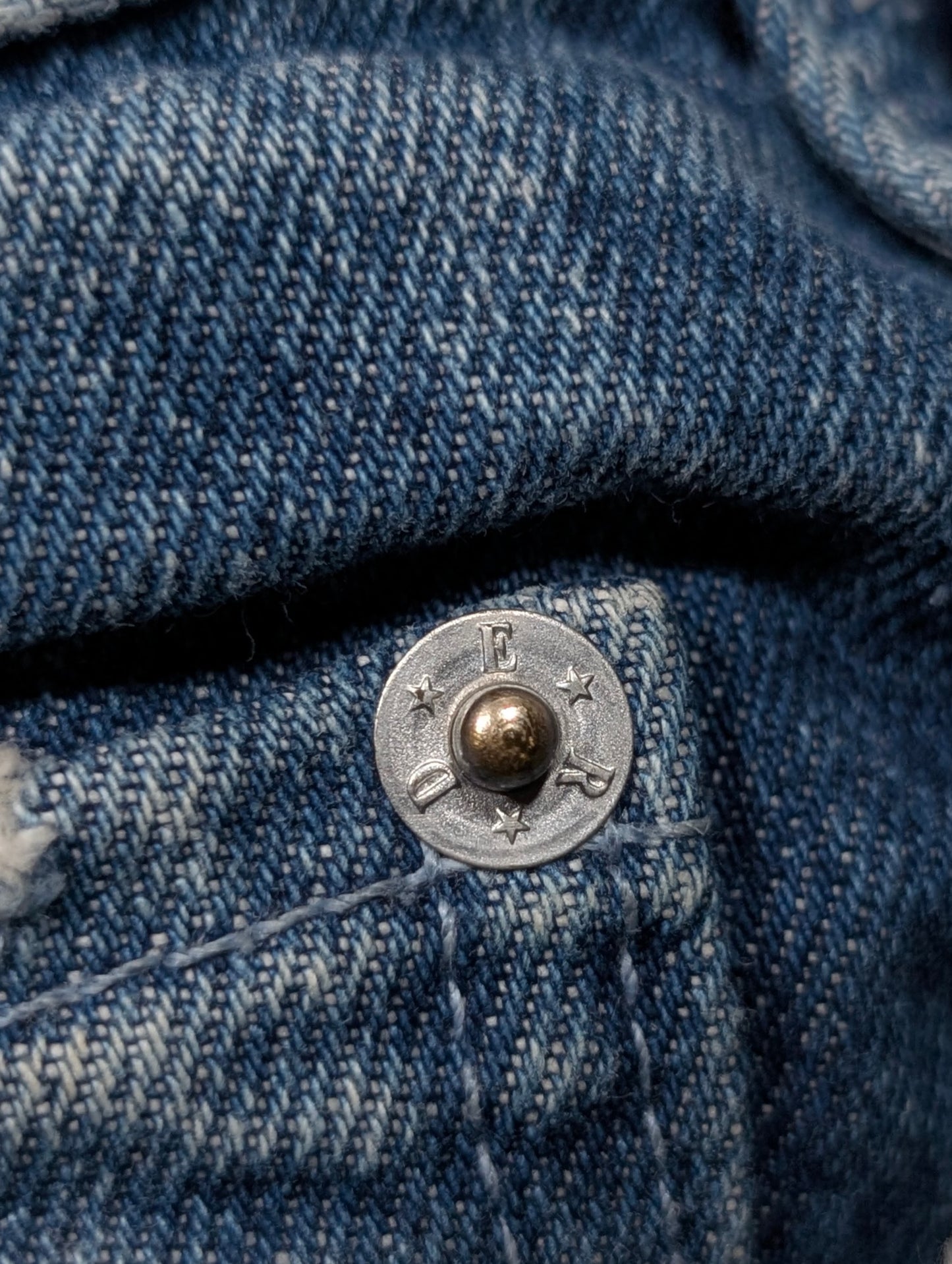 Distressed Patchwork Graphic Jeans