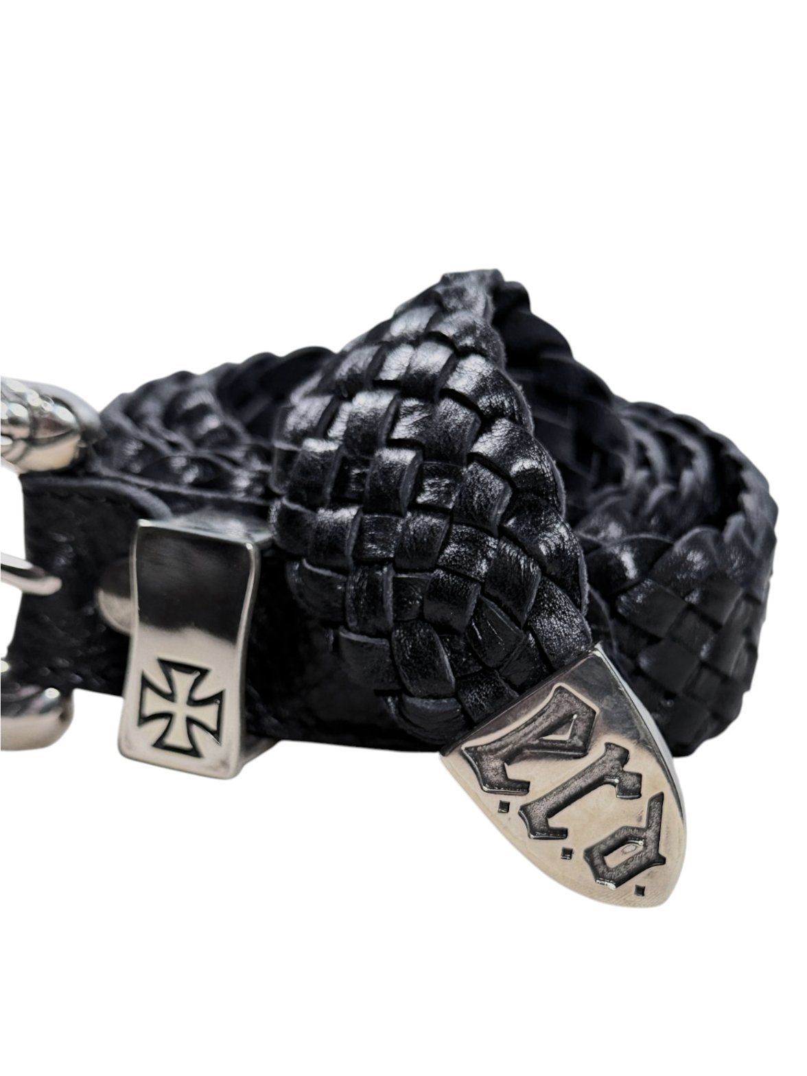 Burnished White Bronze Rose Buckle ERD Belt Port of Souls