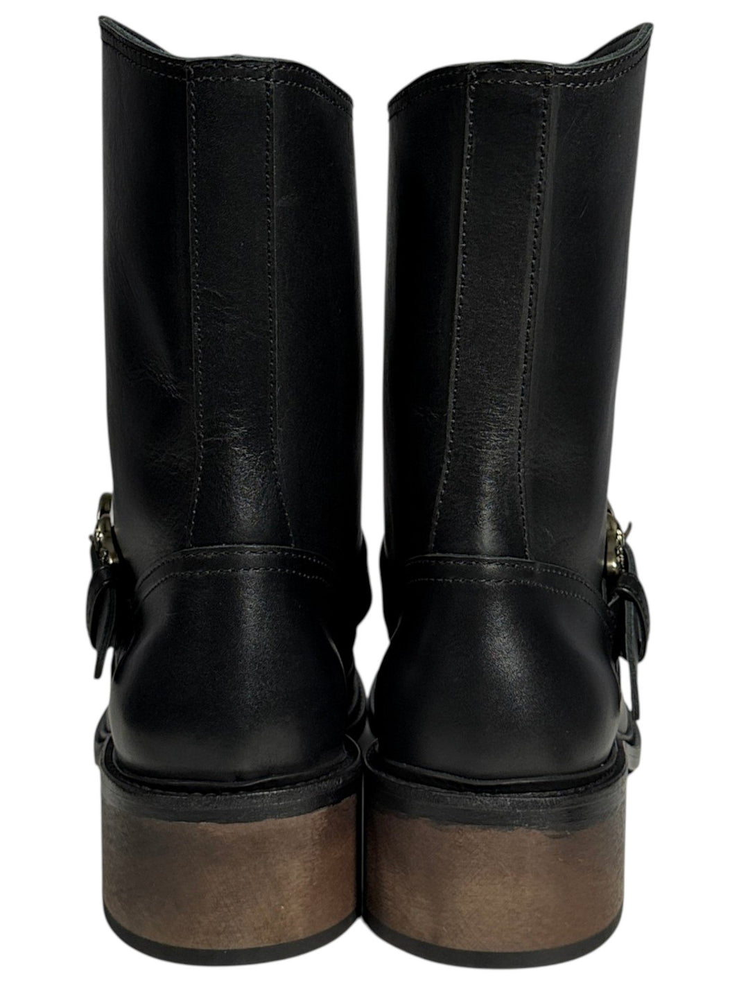 Enfants Riches Déprimés motorcycle boots black leather leather sole