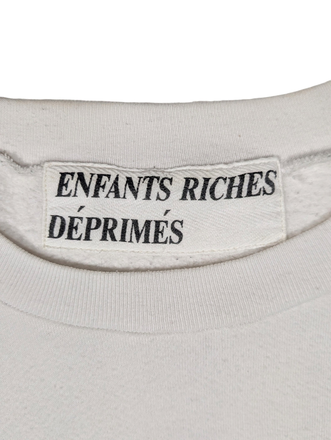 Enfants Riches Déprimés Silence Crewneck Sweater SS18 Archival