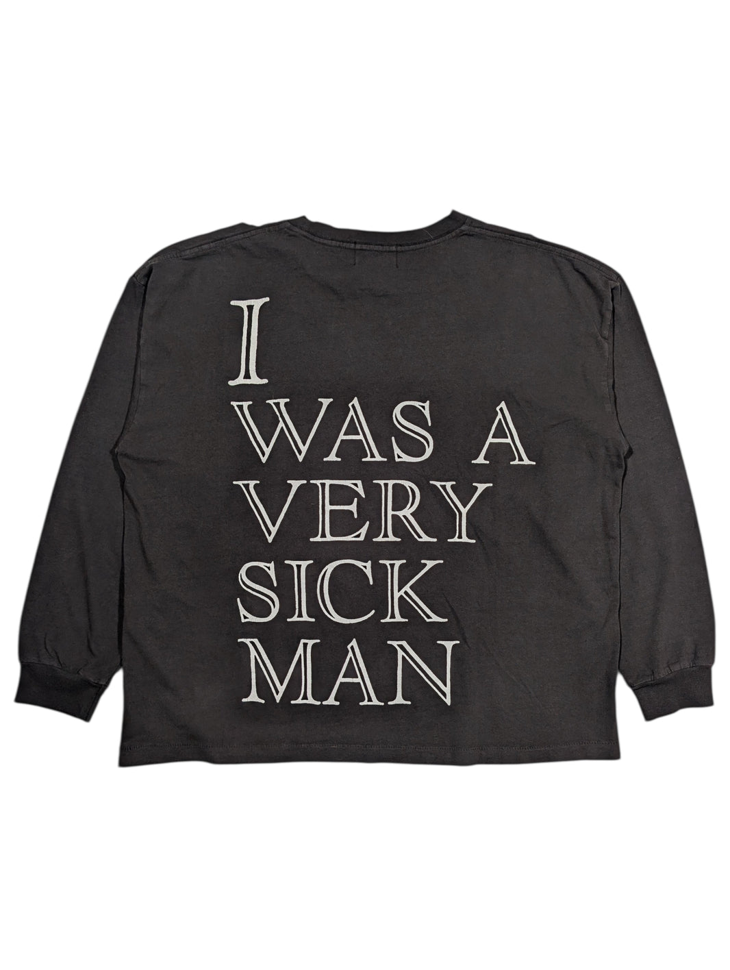 Enfants Riches Déprimés Maxfield ‘I Was A Very Sick Man’ Longsleeve T-Shirt Sterling Silver Hardware