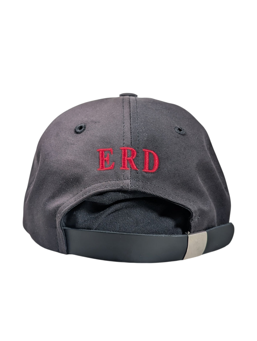 enfants riches deprimes erd less than zero movie hat detail close up red black cotton twill baseball cap hat