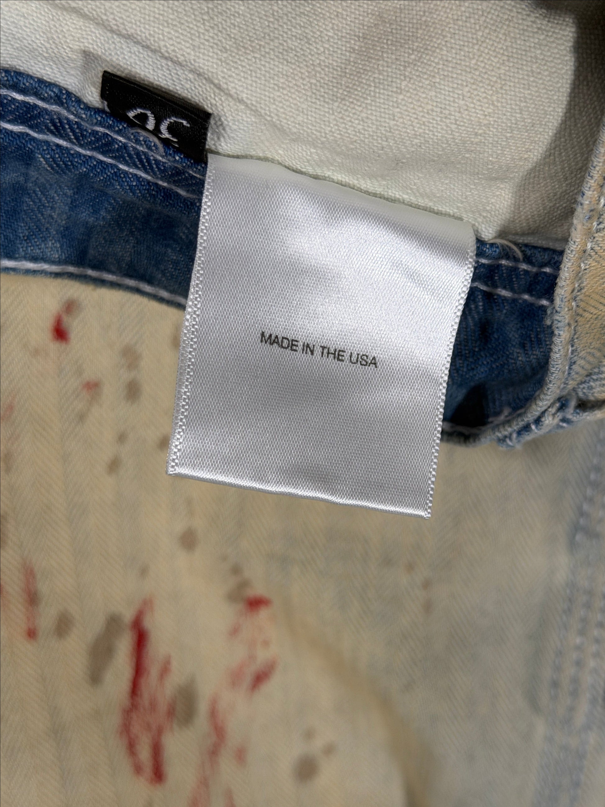 ERD SS23 Distressed Carpenter Jeans Knee Tear Blood-Stained