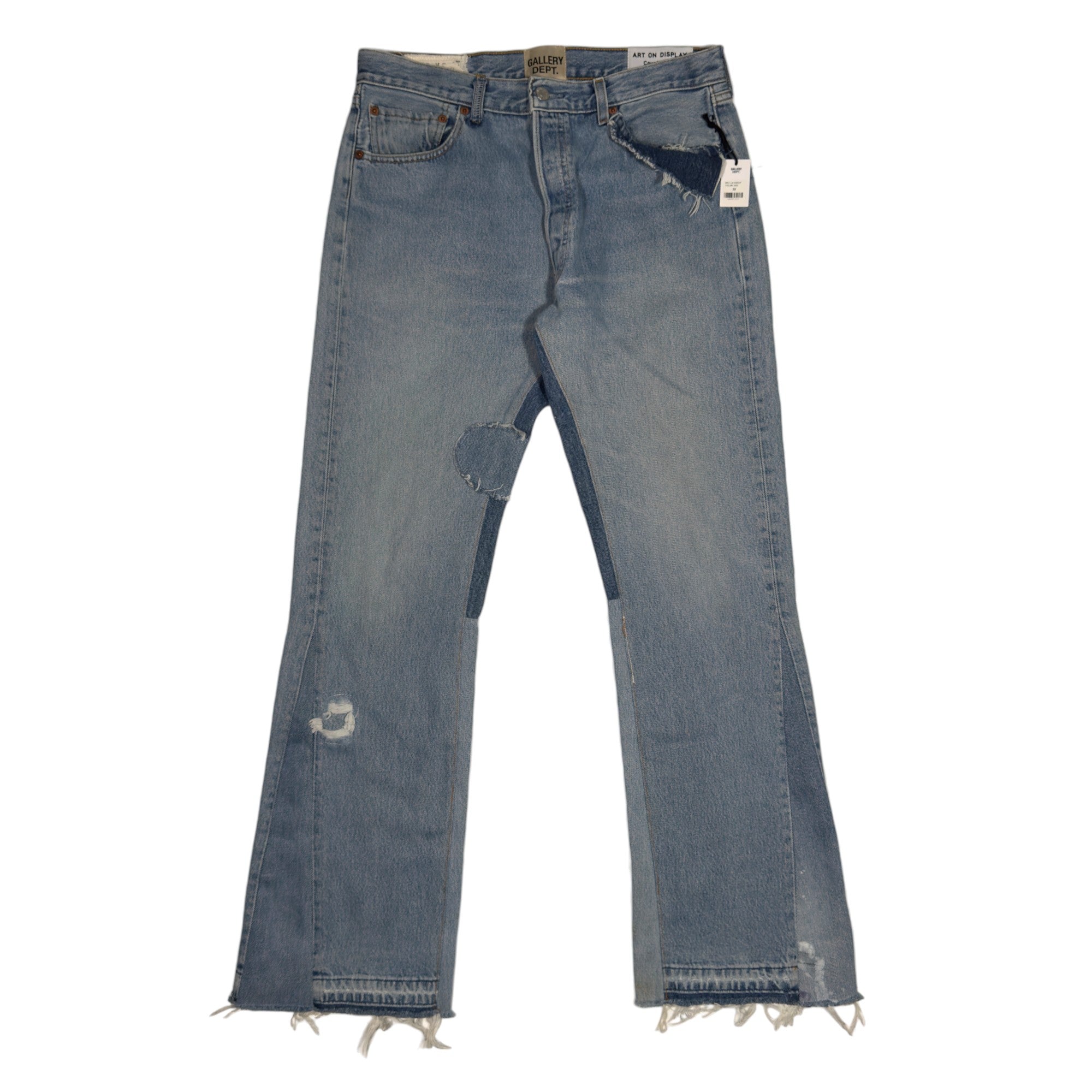 Gallery Dept. Distressed OG Flare Jeans Authentic Jeans